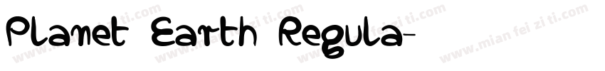 Planet Earth Regula字体转换